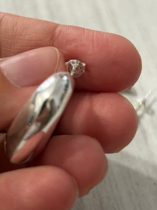 Orecchini Argento 925 Mezza Luna