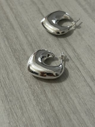 Orecchini Argento 925 Mezza Luna