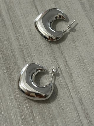 Orecchini Argento 925 Mezza Luna
