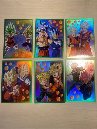 6 Carte Panini Dragonball Promozionali