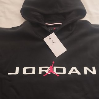 0074 Sudadera con capucha Jordan negra talla L