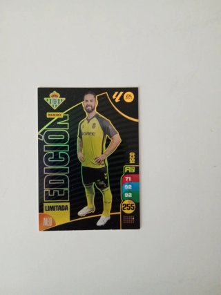 Cartas de fútbol Edición Limitada Panini