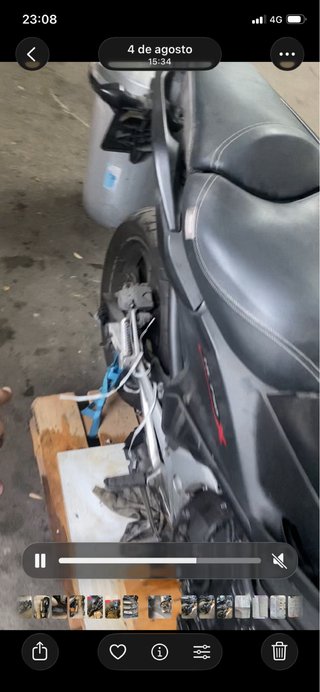 Honda NC750X DCT siniestro