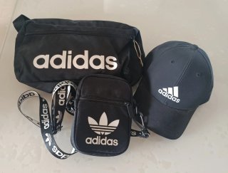 Set Adidas: Borsa, Marsupio e Cappellino