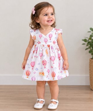 Vestido Mayoral globos 4-6 meses