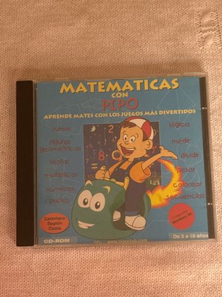 Juego PC Matemáticas con Pipo (CD-ROM)