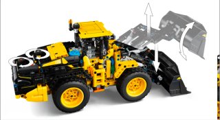 Caricatore a ruote elettrico LEGO Technic Volvo L120