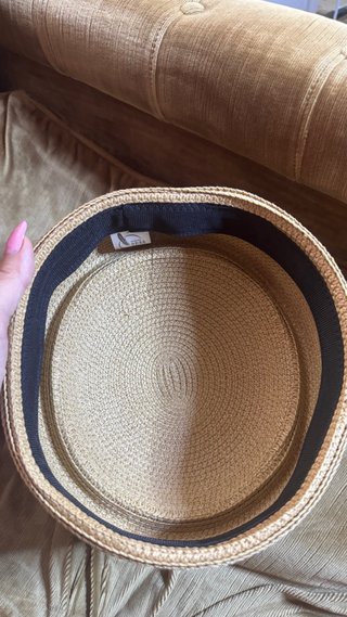 Cappello docker in paglia - NUOVО