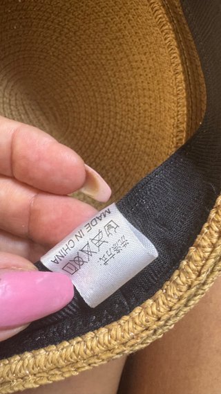 Cappello docker in paglia - NUOVО