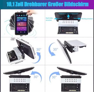 Pantalla radio de Coche Universal 1 Din