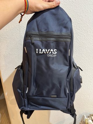 Mochila Havas Group Negra/Azul