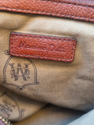 Bolso Piel Marrón Massimo Dutti