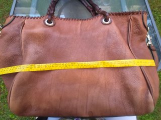 Bolso Piel Marrón Massimo Dutti