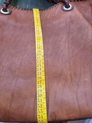 Bolso Piel Marrón Massimo Dutti