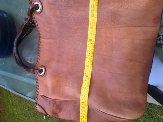 Bolso Piel Marrón Massimo Dutti