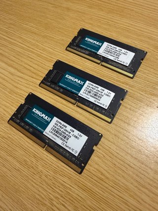 Pack de 3 Memorias RAM Kingmax DDR4 4GB 2400MHz