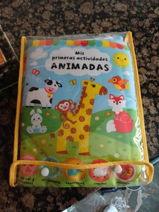 Libro táctil: Mis primeras actividades animadas