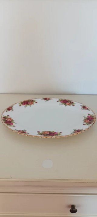 Fuente ovalada Royal Albert porcelana