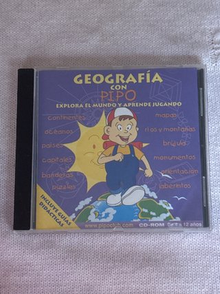 Juego PC Geografía con Pipo (CD-ROM)