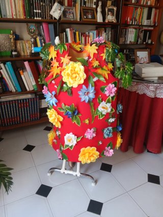 Disfraz Primavera Adulto confeccionado a mano