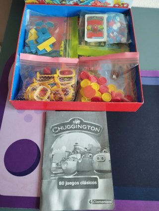 Juego de mesa Chuggington 80 juegos Clásicos