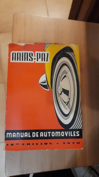 Manual Arias-Paz Automóviles 38a Edición 1970