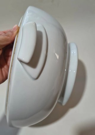 Zuppiera elegante porcellana italiana