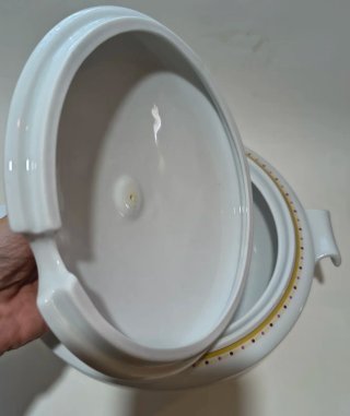 Zuppiera elegante porcellana italiana
