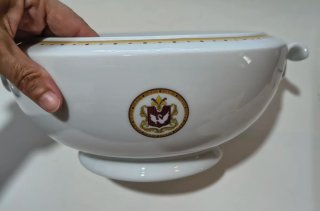 Zuppiera elegante porcellana italiana
