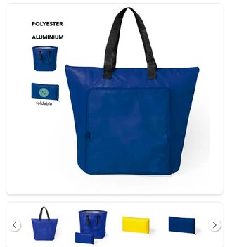 Bolsa Nevera Térmica Plegable Negra