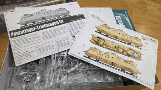 Maqueta trumpeter Panzerjager-Triebwagen 51