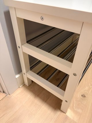 Banco Zapatero Ikea Blanco