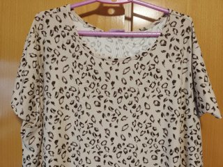 Túnica larga estampado leopardo