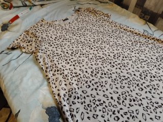 Túnica larga estampado leopardo