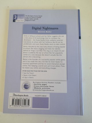 Lectura Digital Nightmares Libro 3 ESO