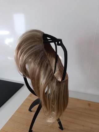 Peluca Halo Topper Cabello Rubio