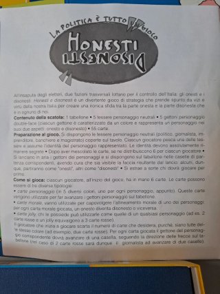 Gioco da tavolo Lisciani Onesti Disonesti