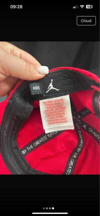 Cappello Jordan rosso