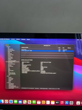 MacBook Pro 15 Retina mediados 2014 A1398 512GB