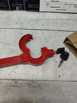 Barra antirrobo de coche volante pedal - Blokauto