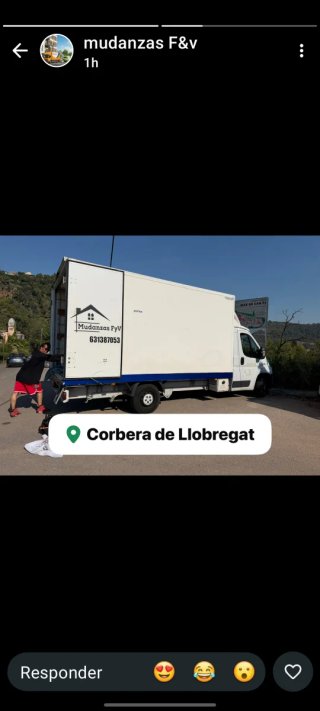 Plataforma elevadora de mudanzas