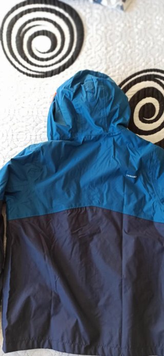 Chubasquero impermeable niño azul