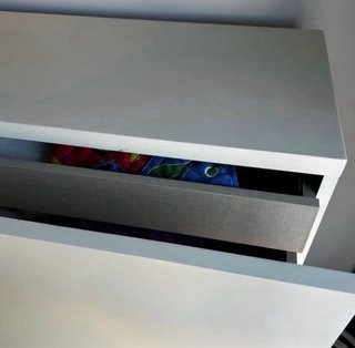 Aparador moderno blanco - madera