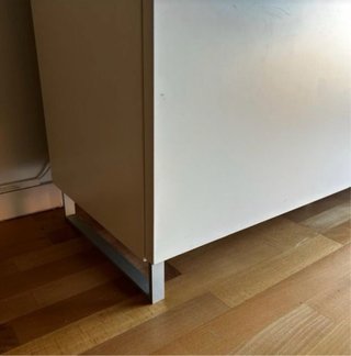 Aparador moderno blanco - madera