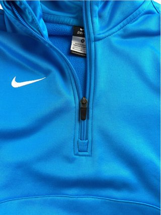 Vintage Half Zip Nike Pull-Over Blue Dri-Fit Y2K
