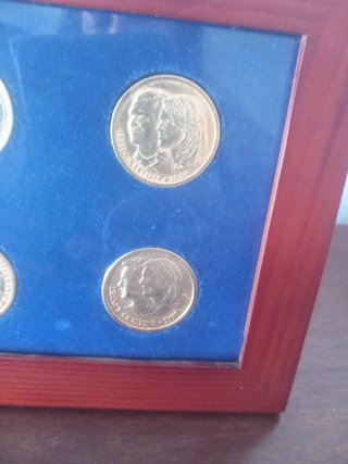 Marco 4 Monedas Bodas Reales