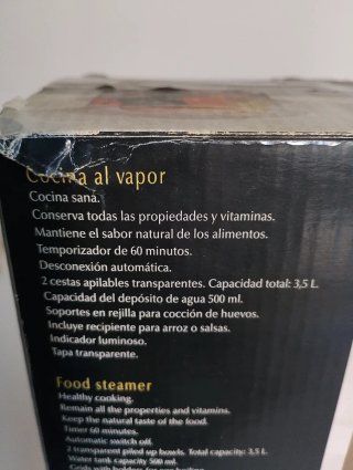 Jata CV200 Vaporera Cocedor al Vapor