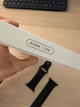 Cinturino Apple Watch 41 mm Nero