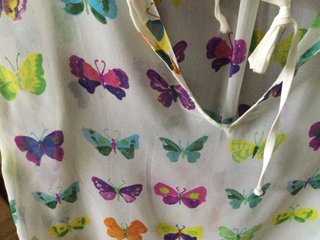 Camisa Zara Mariposas Multicolor