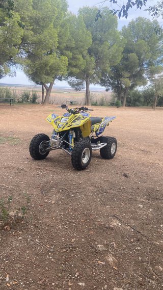 Quad Suzuki LTZ 400 Amarillo/Azul